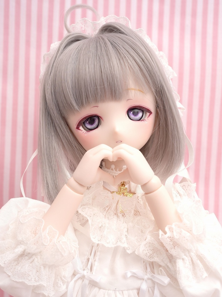 DDH-01 セミホワイト ソフビ盛りカスタムヘッド+ディーラー様製レジンアイ