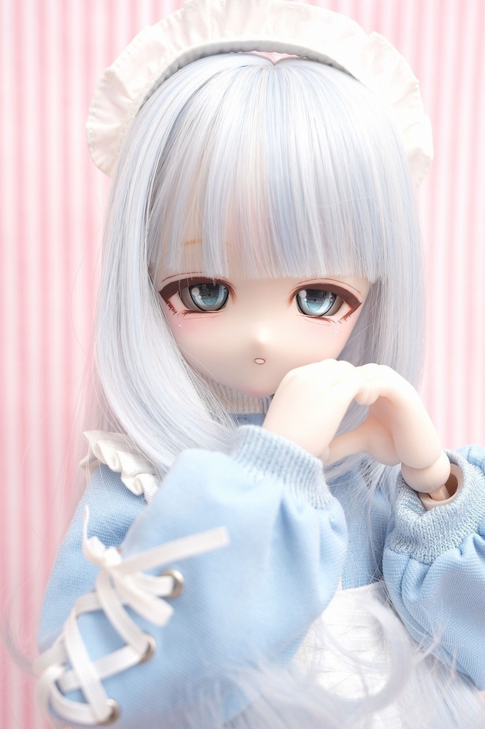 DDH-27 セミホワイト ソフビ盛りカスタムヘッド+ディーラー様製レジンアイ