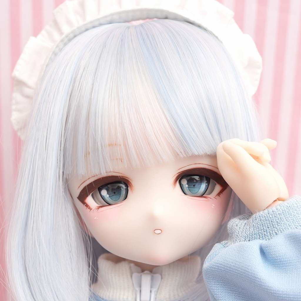 DDH-27 セミホワイト ソフビ盛りカスタムヘッド+ディーラー様製レジンアイ