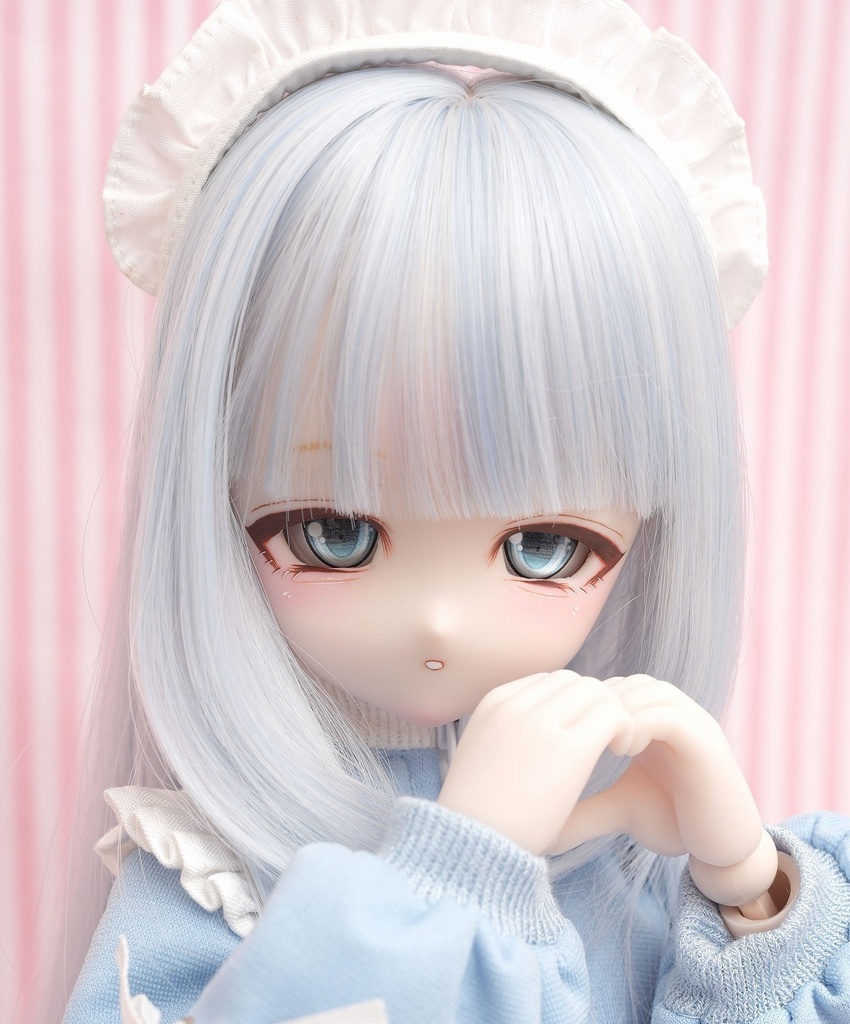 DDH-27 セミホワイト ソフビ盛りカスタムヘッド+ディーラー様製レジンアイ