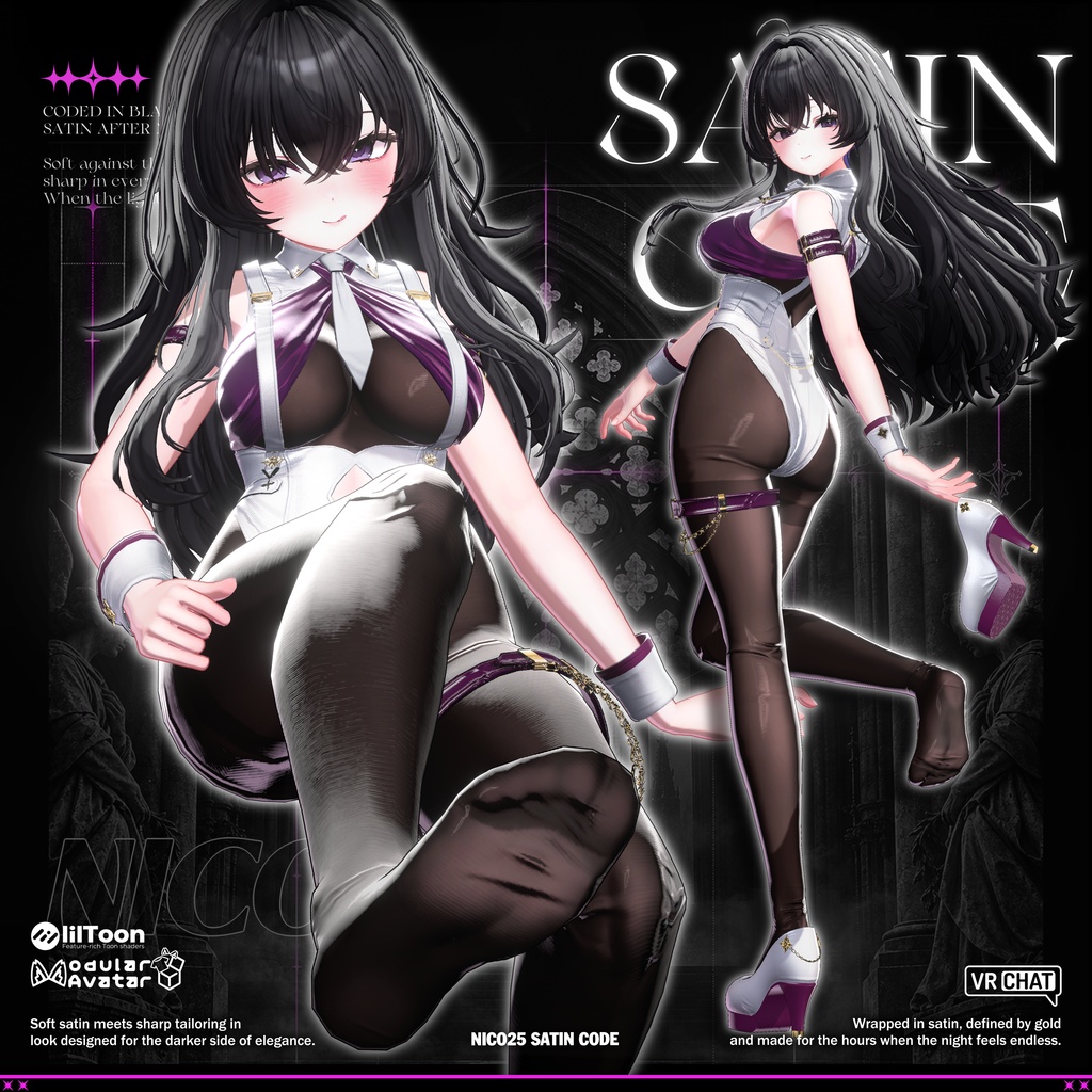 🤍セール中🖤 SATIN CODE 【20アバター対応】