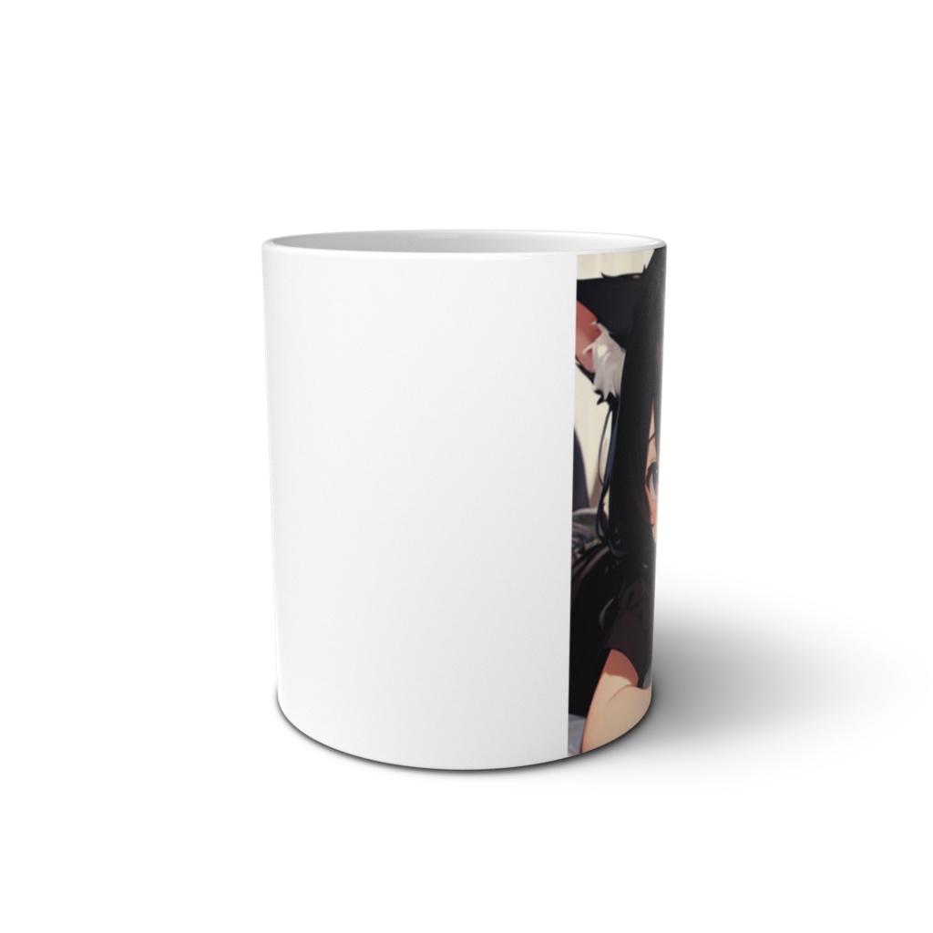 ね子ちゃんと子ネコ ん? マグカップ