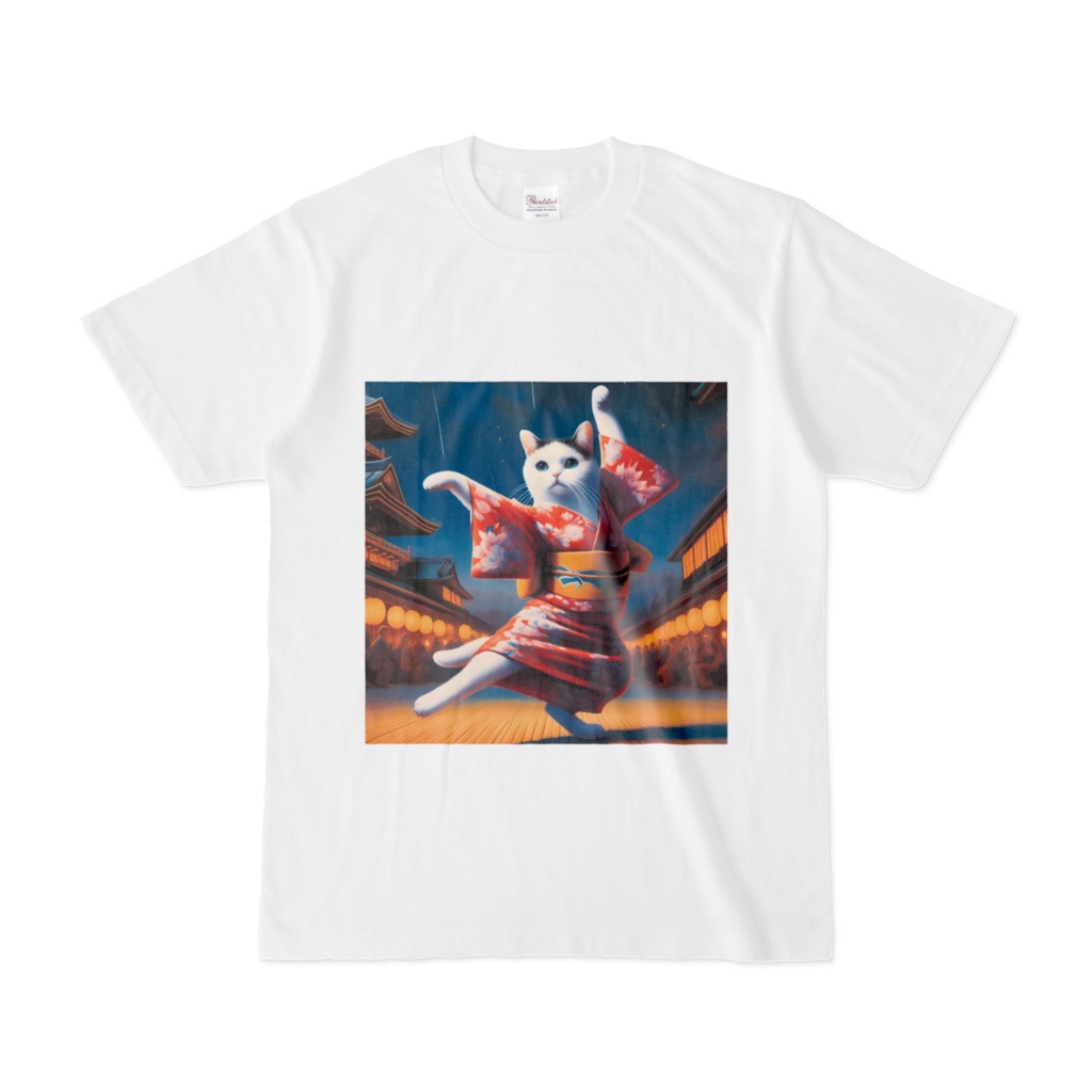 踊るネコ Tシャツ