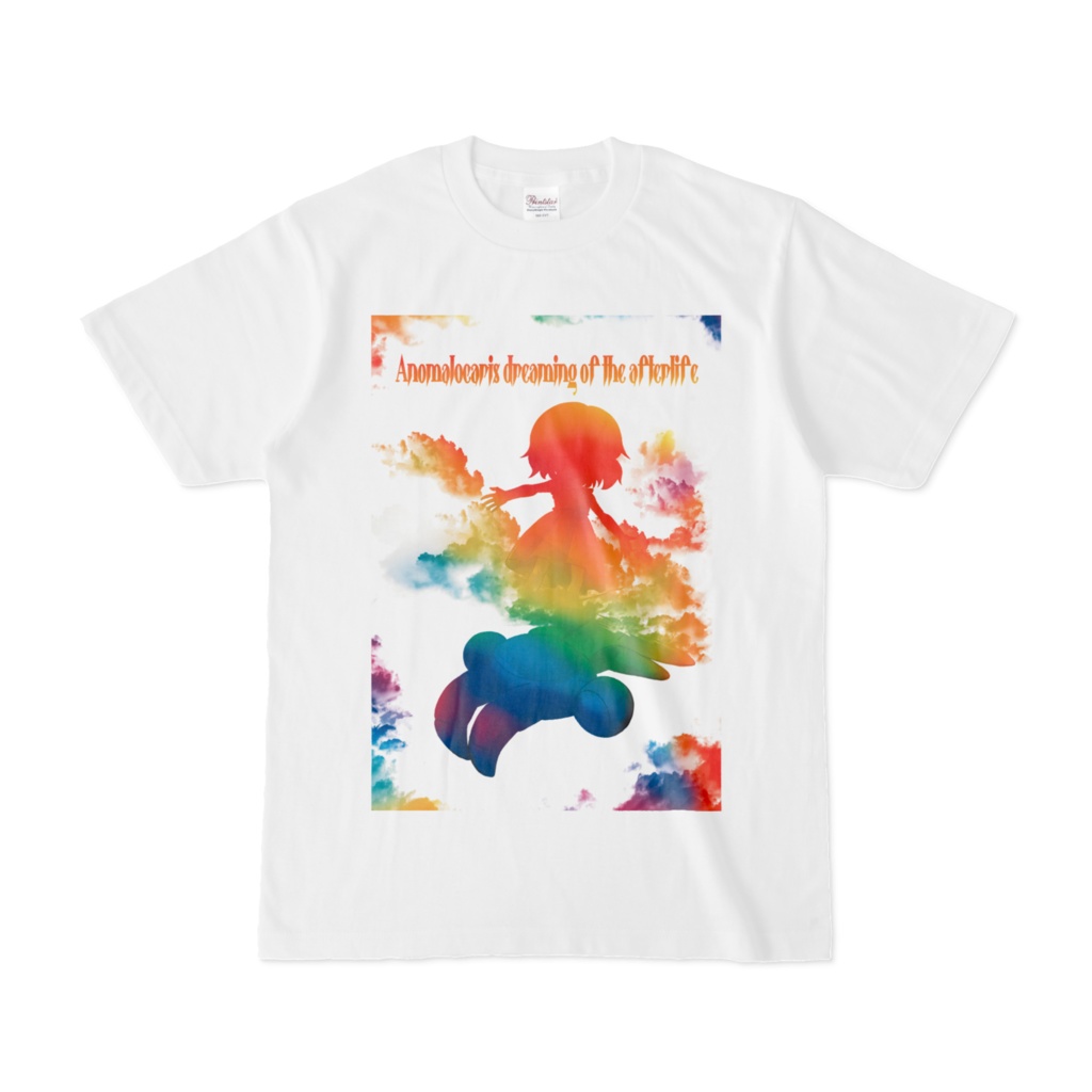 【朧の白夢】虹色シルエットTシャツ