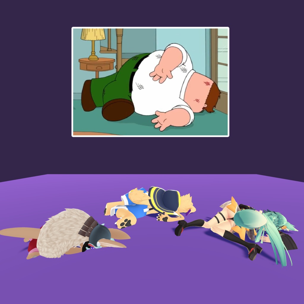 Family guy death pose