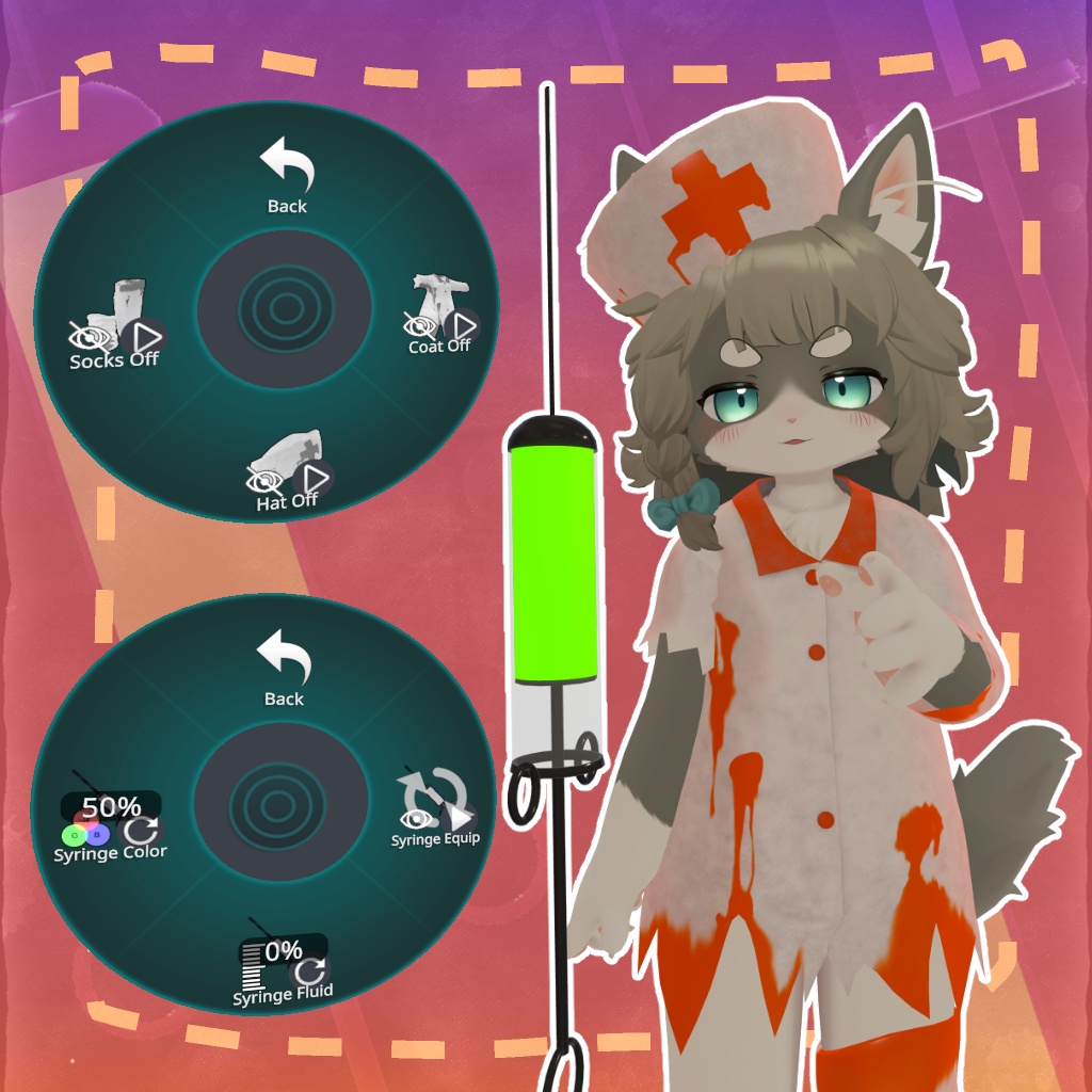 メードナース - 灰島ちゃん対応、リナちゃん対応