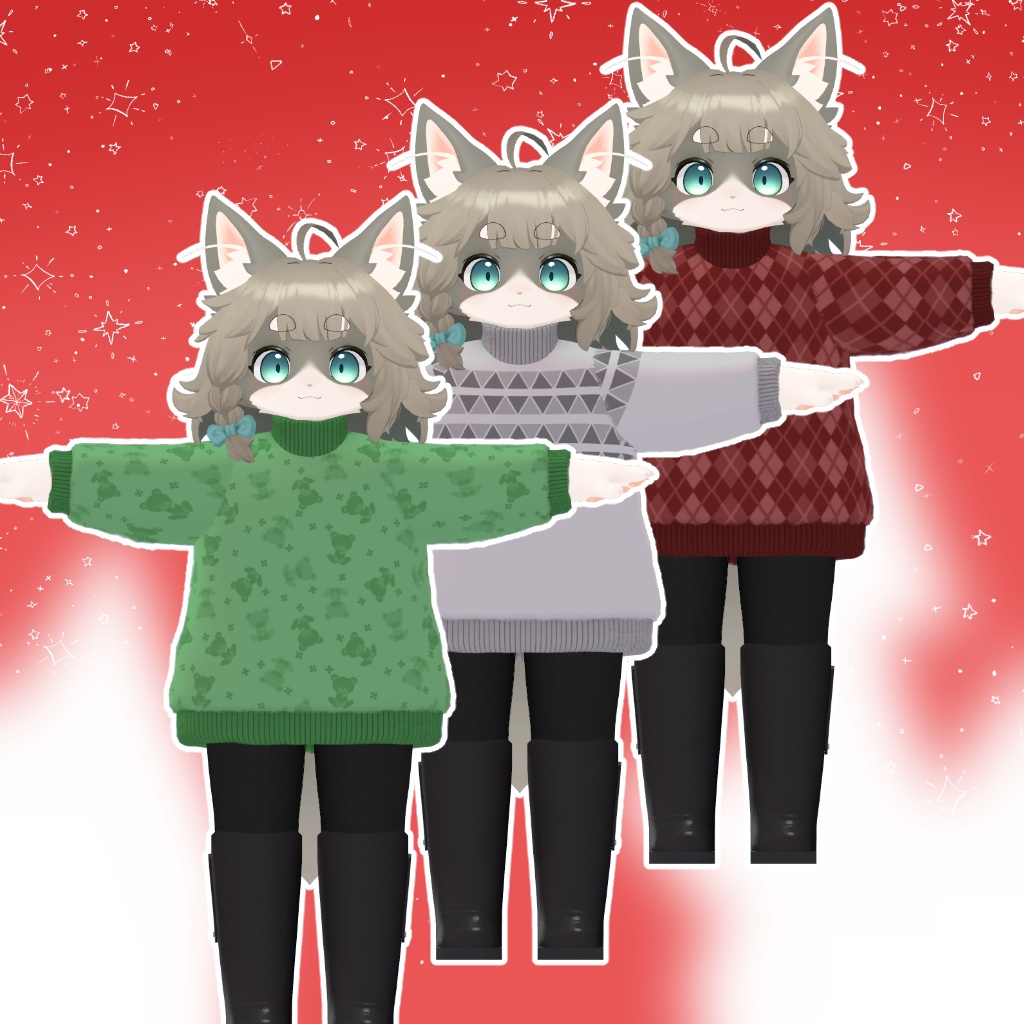 オーバーサイズ - リナ、灰島、リーベ対応