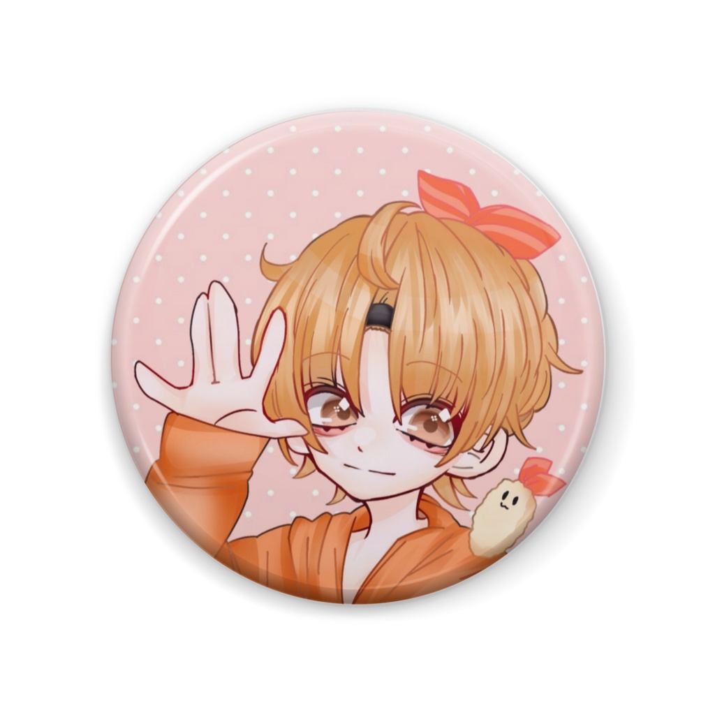 えびねこ缶バッジ!