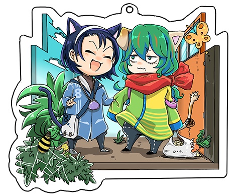 アクキー（猫東巻）