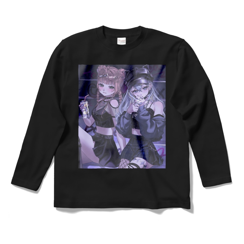 【くま隊長×透氷つらら】らいかさまコラボロングTシャツ