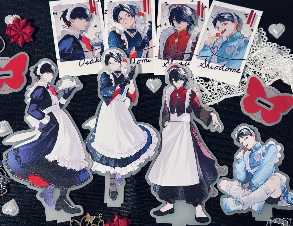 メイドアクスタ(大+青+静+汐)