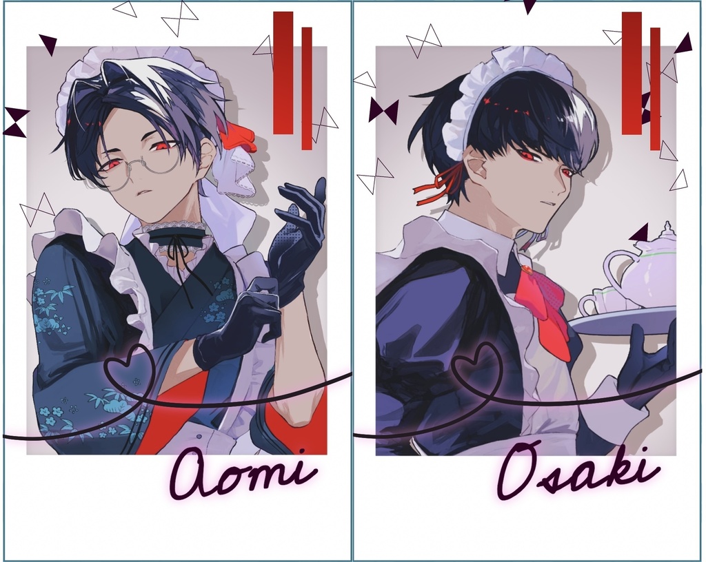 メイドアクスタ(大+青+静+汐)