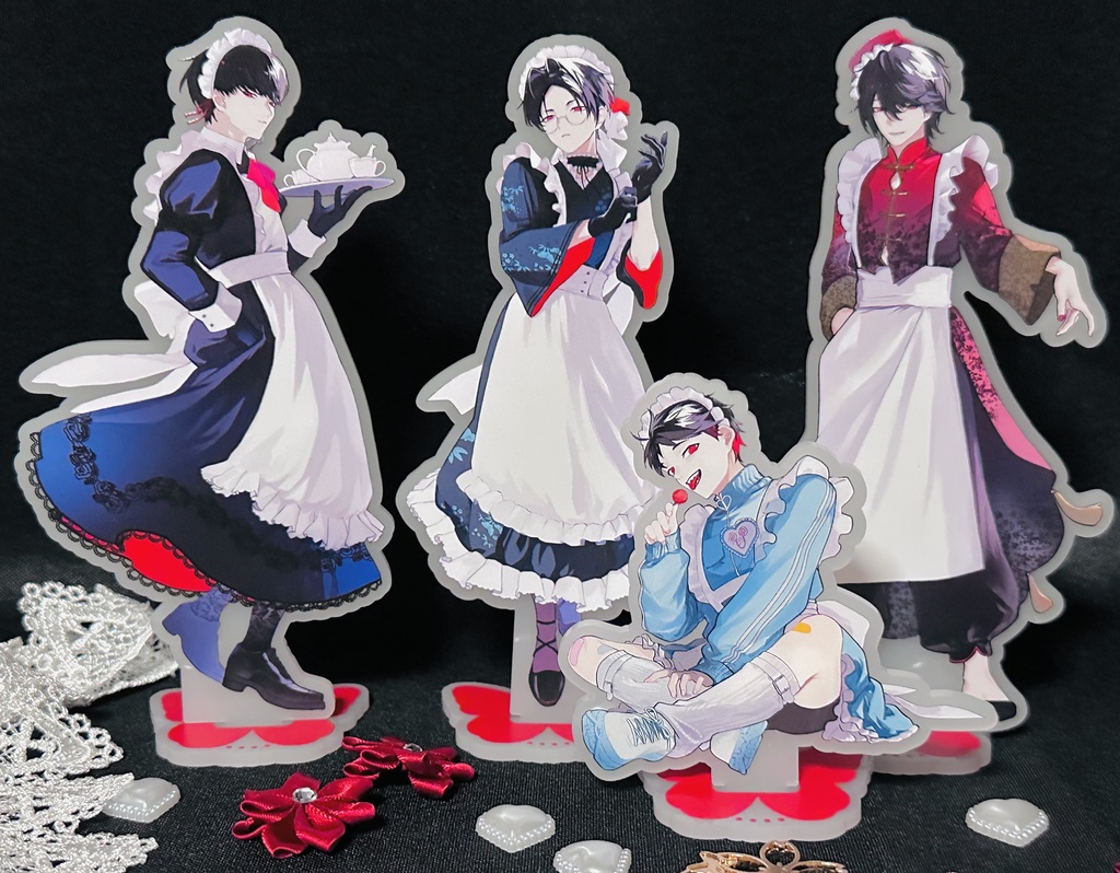 メイドアクスタ(大+青+静+汐)