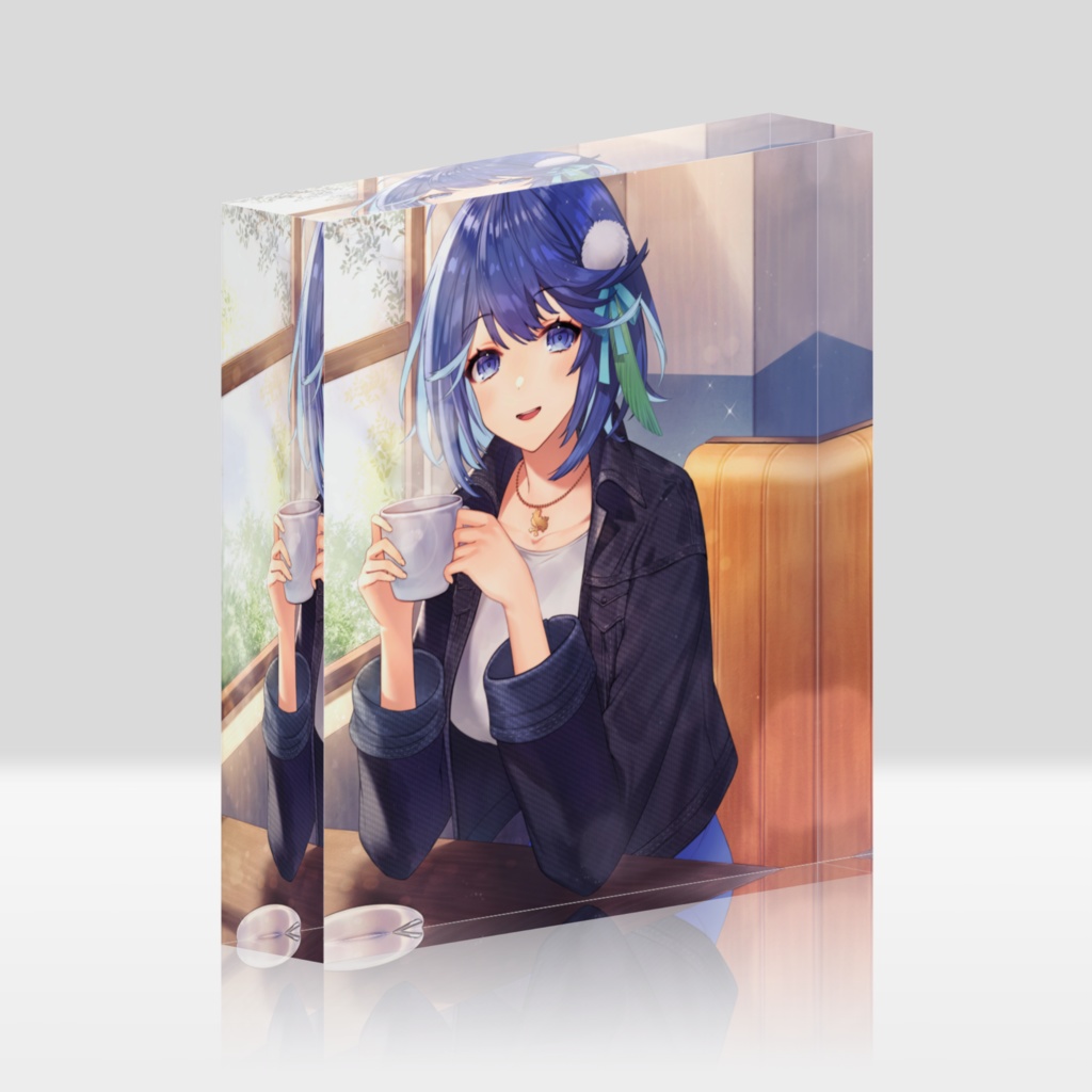 【風見鶏かな活動1周年】キービジュアルアクリルブロック