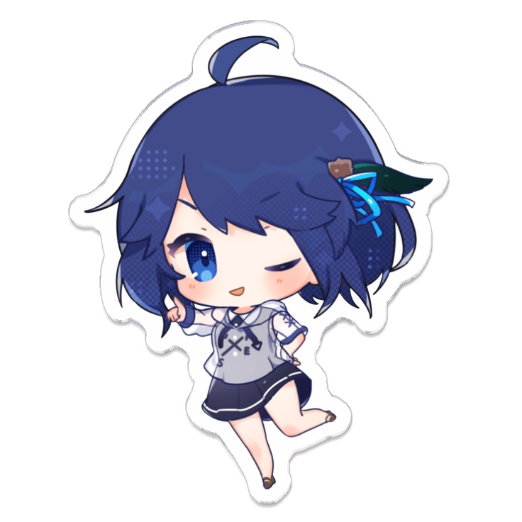 【風見鶏かな活動1周年】アクリルキーホルダー【受付終了】