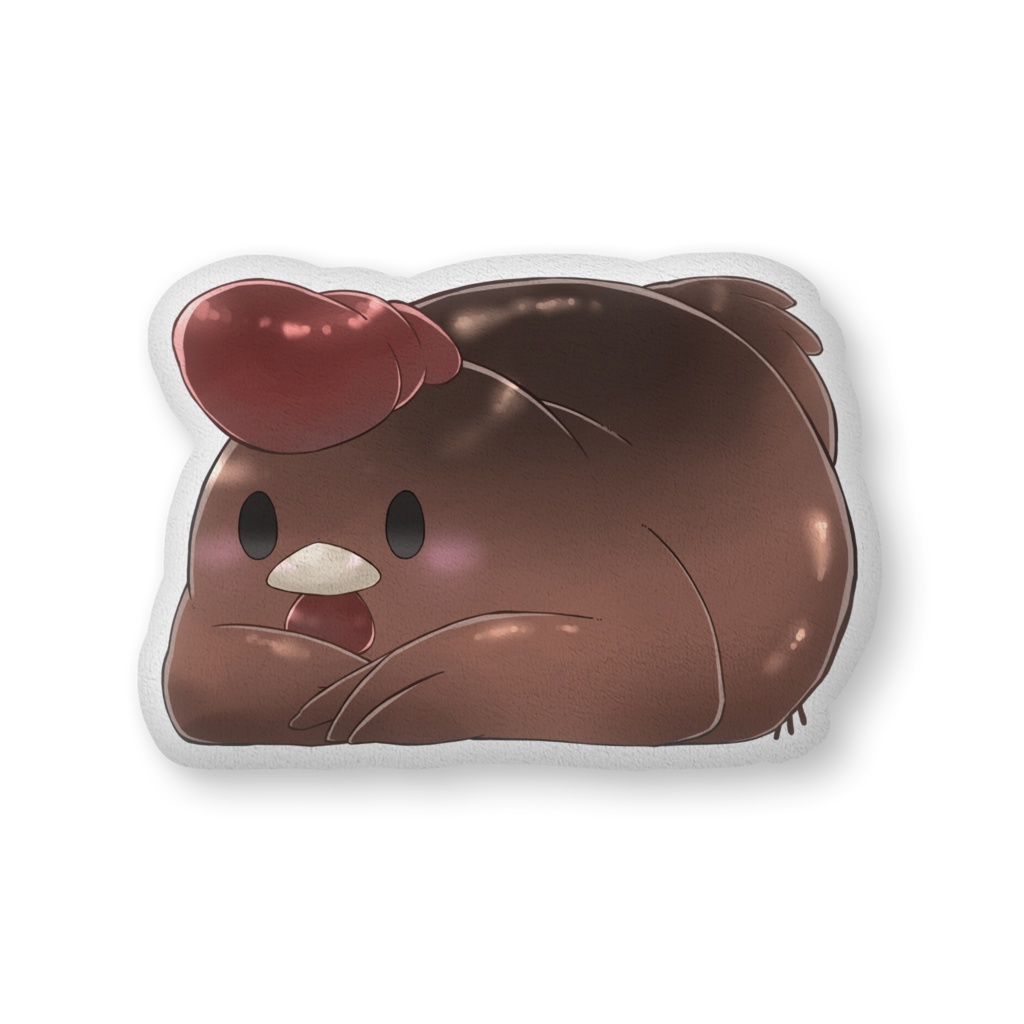 くそでかにわとりさんクッション ローストチキンのすがた&ガングロのすがた