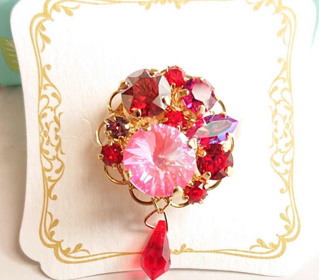 Red Waltzブローチ(一点物)