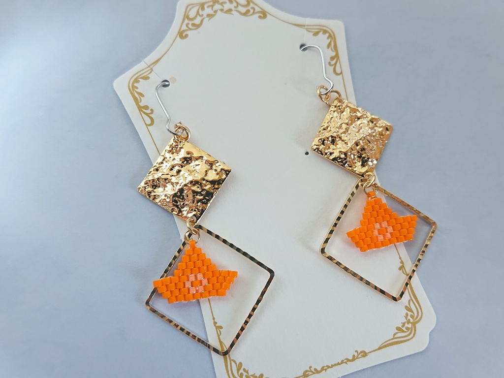 メッセージボートのピアス【販売終了】