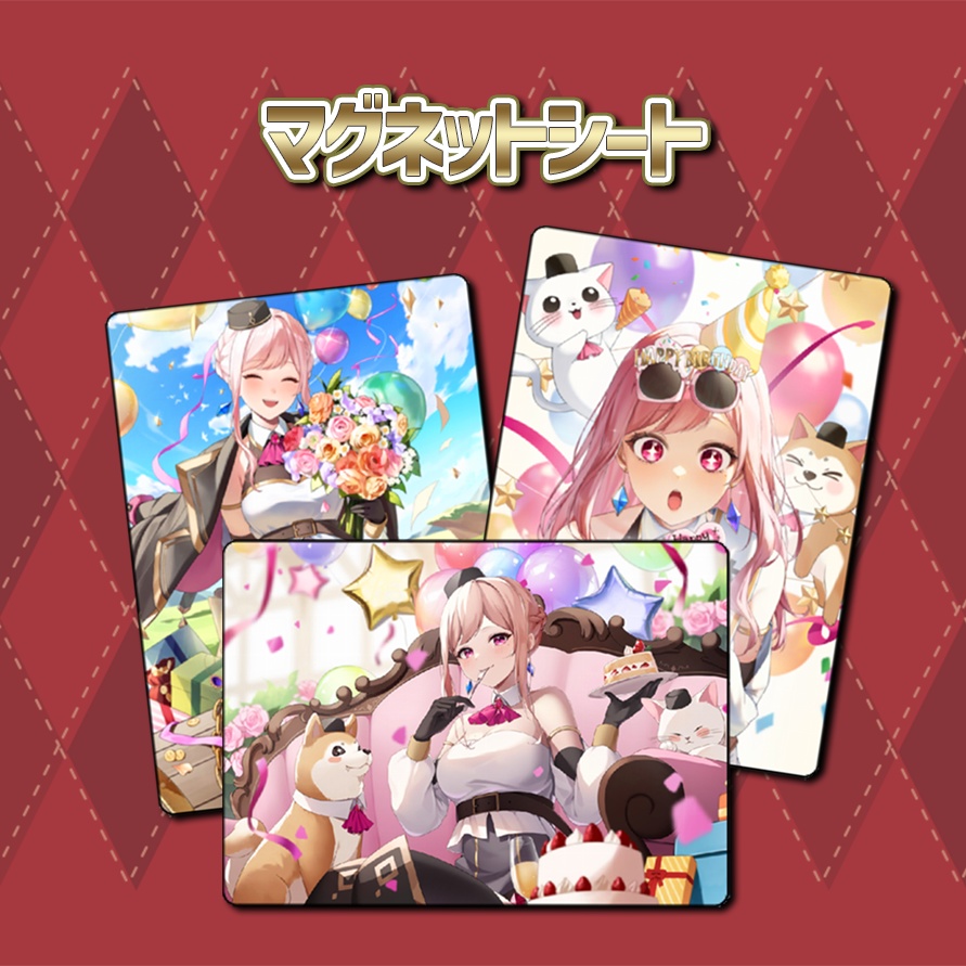 【2周年記念グッズ】マグネットシート