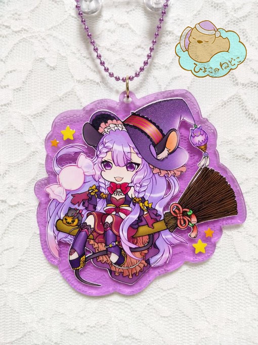 魔女っ子テッソちゃん ハロウィンアクリルキーホルダー