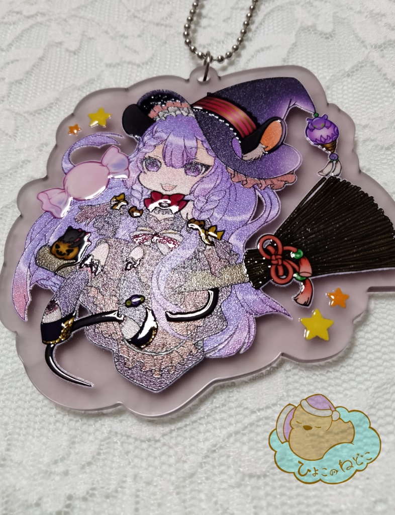 魔女っ子テッソちゃん アクリルキーホルダー(アクリル板変更版)