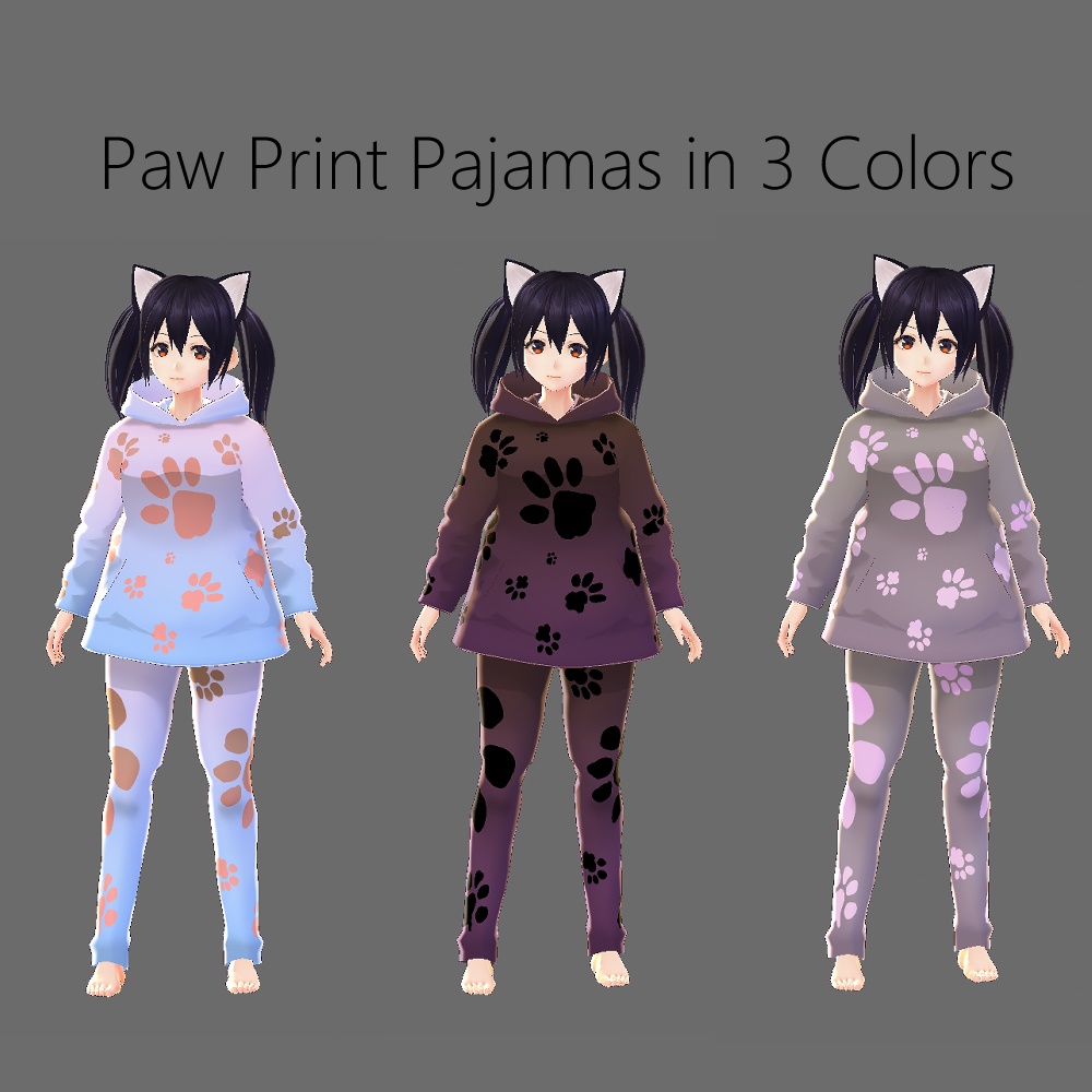 Paw Print Pajamas