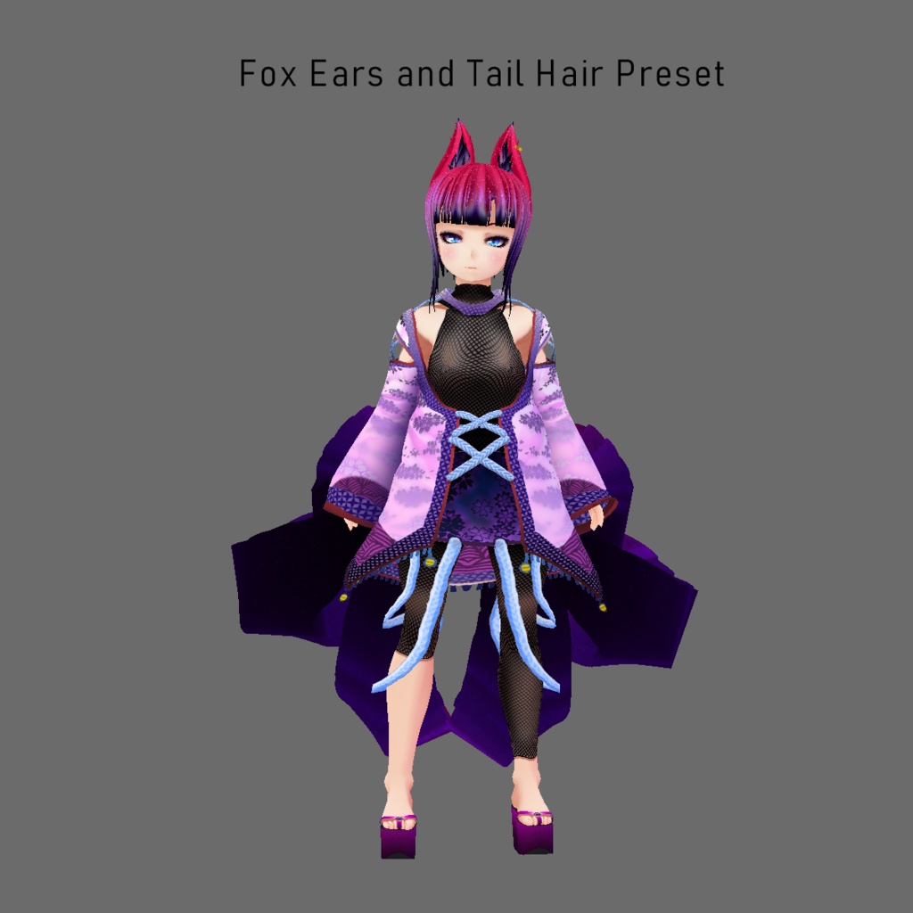 Fox Ears & Tails Hair Preset