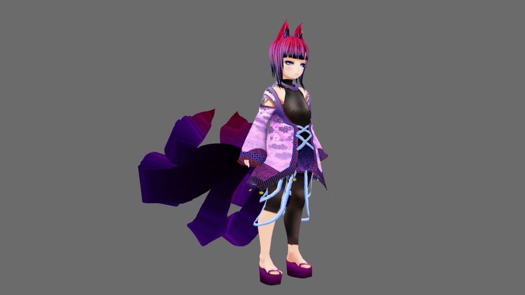 Fox Ears & Tails Hair Preset