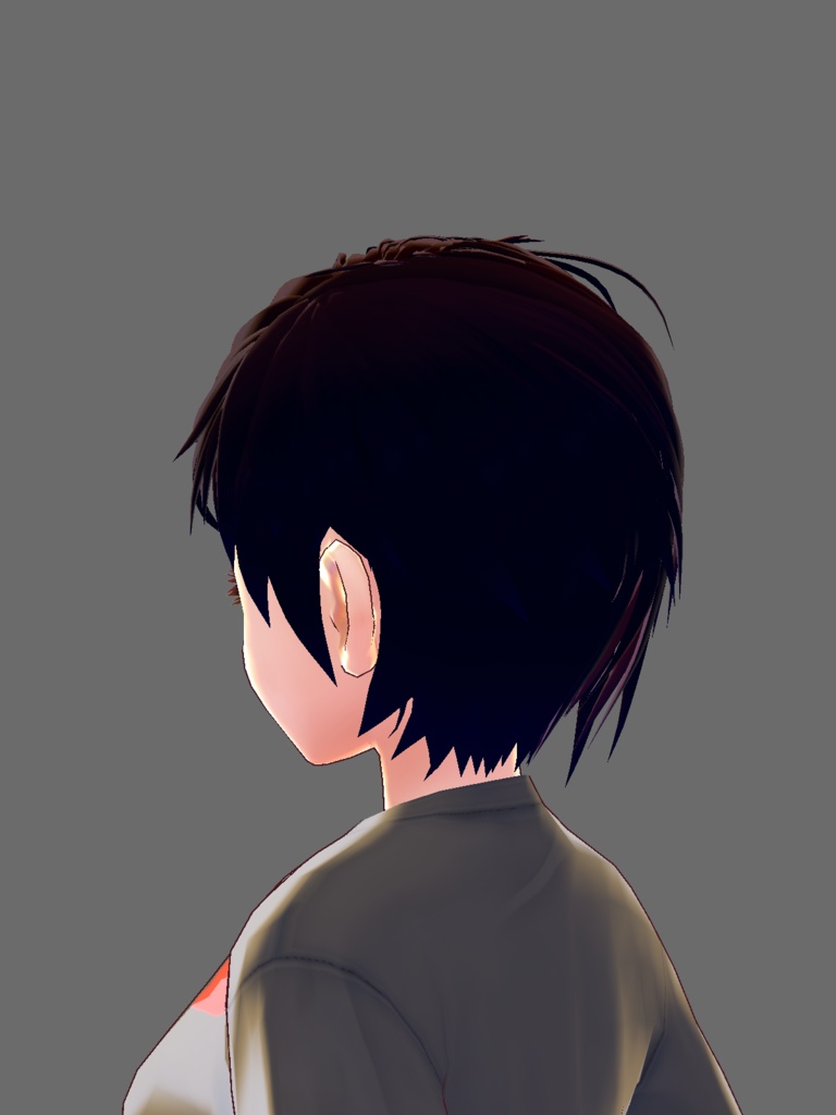 Red Asymmetrical Bob Hair Preset