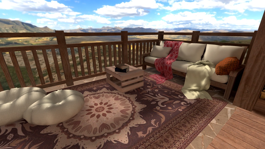 【VRC向けワールド】SLEEPY COTTAGE(クエスト/PC対応)