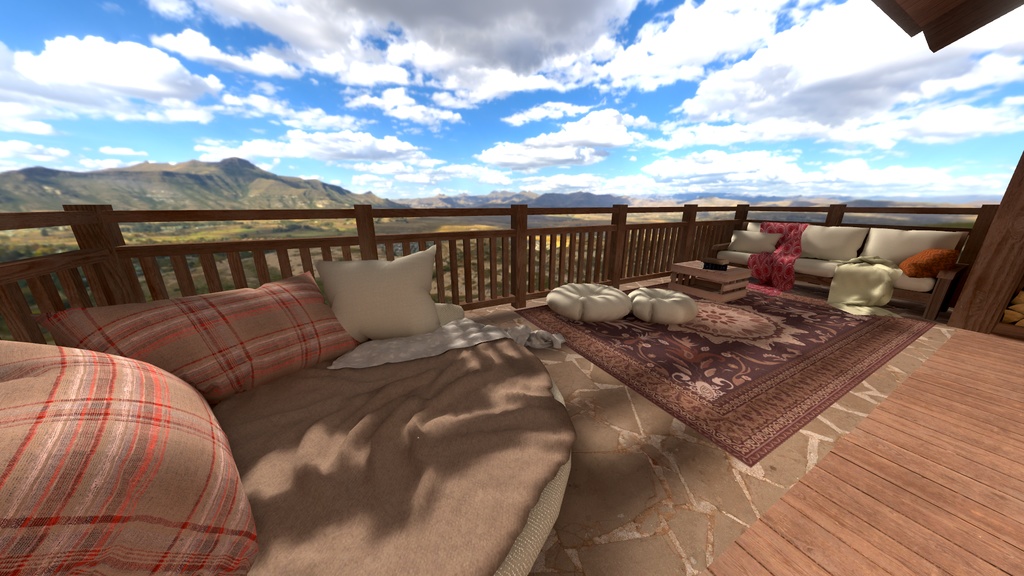 【VRC向けワールド】SLEEPY COTTAGE(クエスト/PC対応)