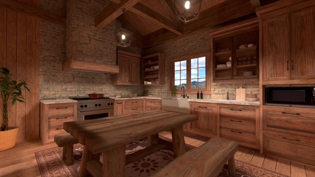 【VRC向けワールド】SLEEPY COTTAGE(クエスト/PC対応)