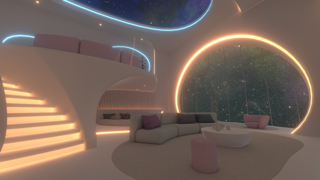 【VRC向けワールド】LumiRoom(クエスト/PC対応)