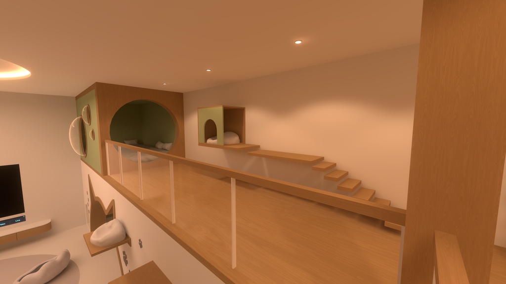 【VRC向けワールド】ごろにゃんハウス(クエスト/PC対応)