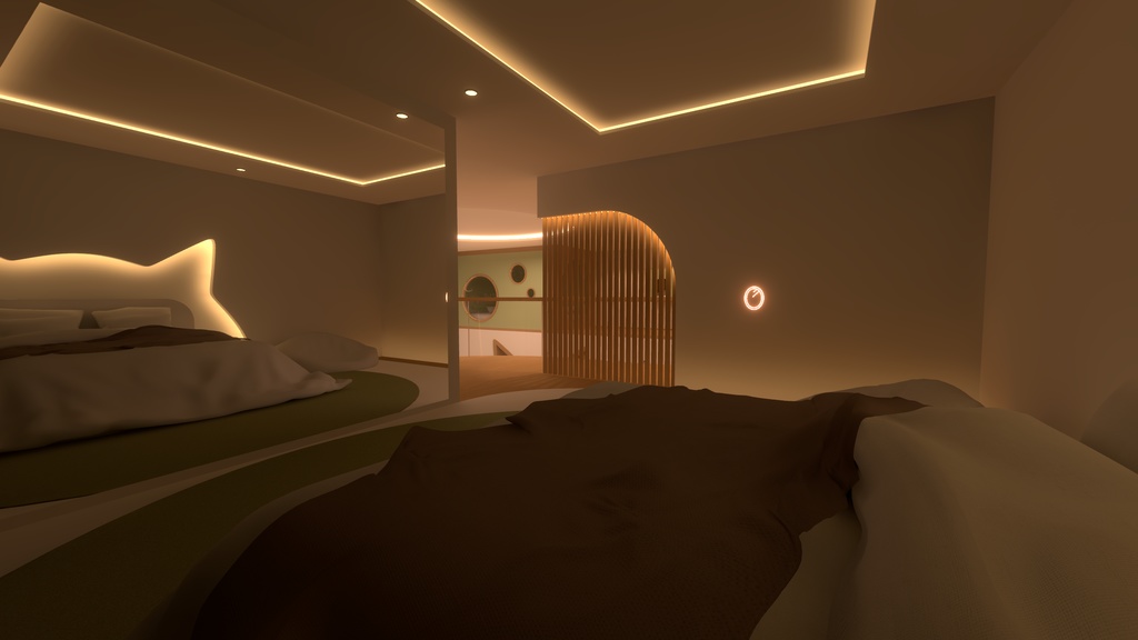 【VRC向けワールド】ごろにゃんハウス(クエスト/PC対応)