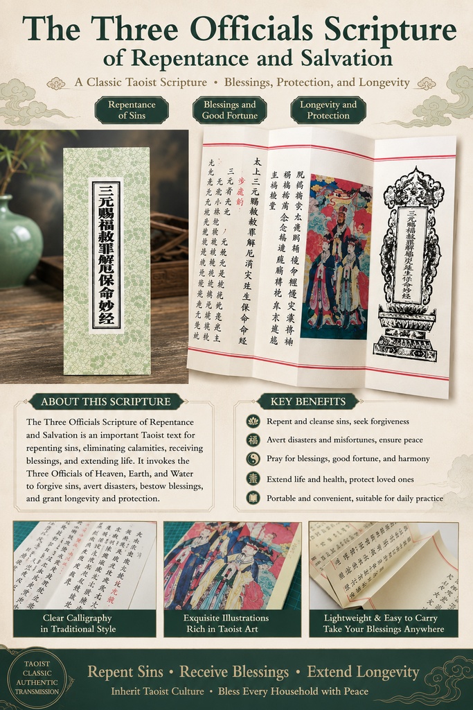 Three Officials Scripture – Traditional Chinese Classic
