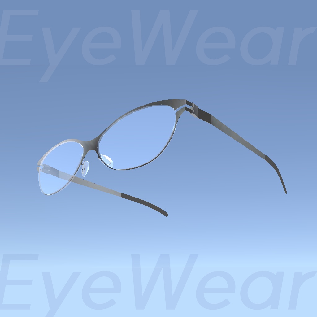 板状金属製眼鏡