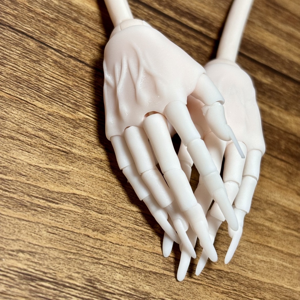 【可動ハンド】 1/3〜1/4 メンズ血管ネイル