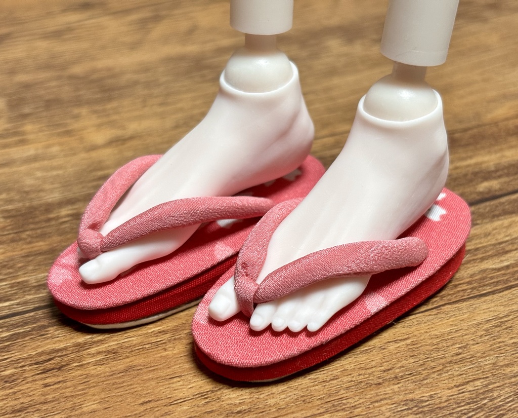 【下駄足】1/3〜1/4 フットパーツ (SD、MSDの靴対応)