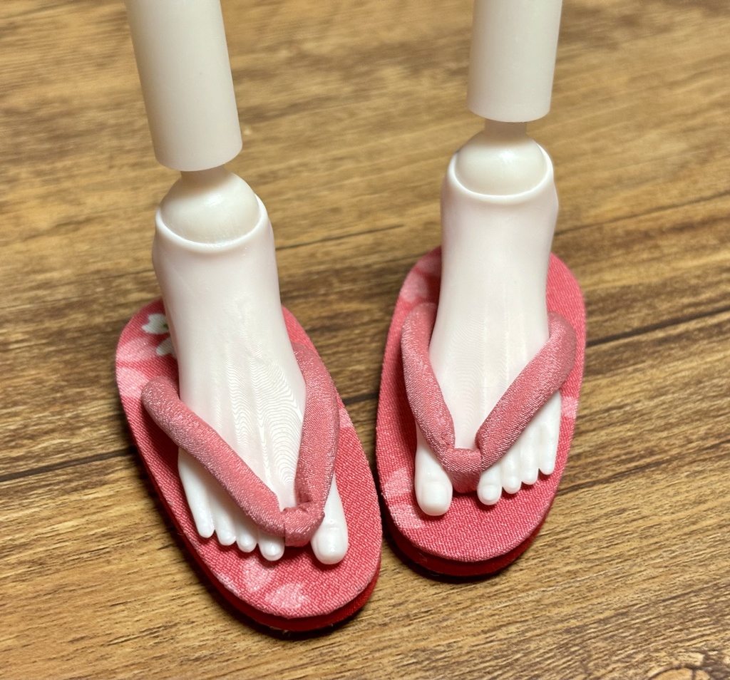 【下駄足】1/3〜1/4 フットパーツ (SD、MSDの靴対応)