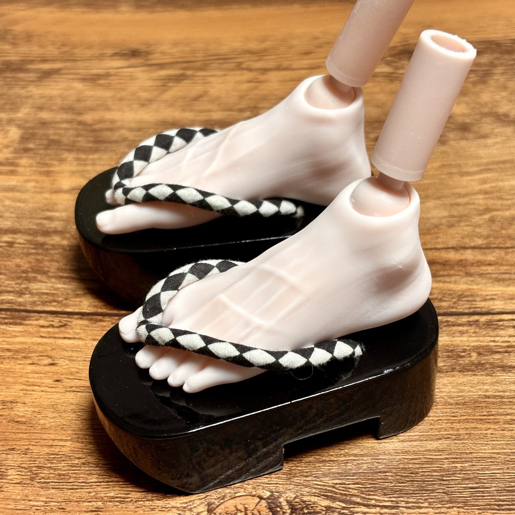 【下駄足】雄感増し増し DDB向け フットパーツ (SD13男、SD17男の靴対応)