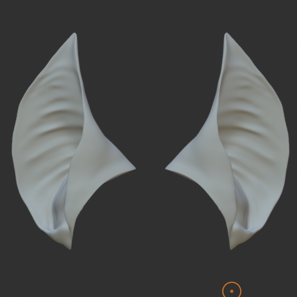 【ケモ耳シリーズ】 1/3 つけ耳 コウモリ マグネット式