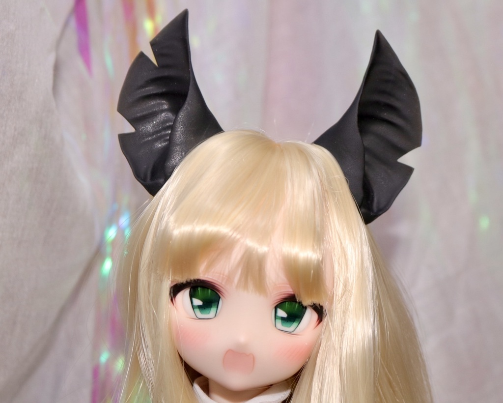 【ケモ耳シリーズ】 1/3 つけ耳 コウモリ マグネット式