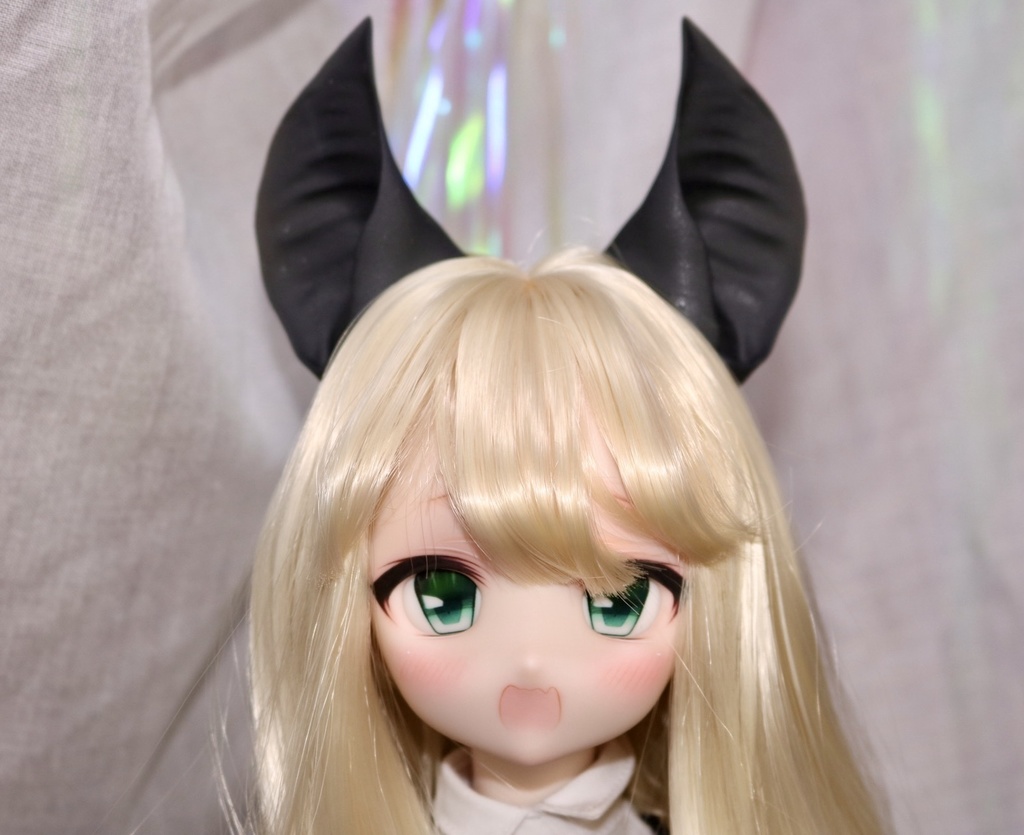 【ケモ耳シリーズ】 1/3 つけ耳 コウモリ マグネット式