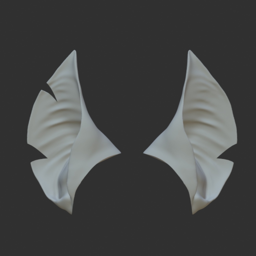 【ケモ耳シリーズ】 1/3 つけ耳 コウモリ マグネット式