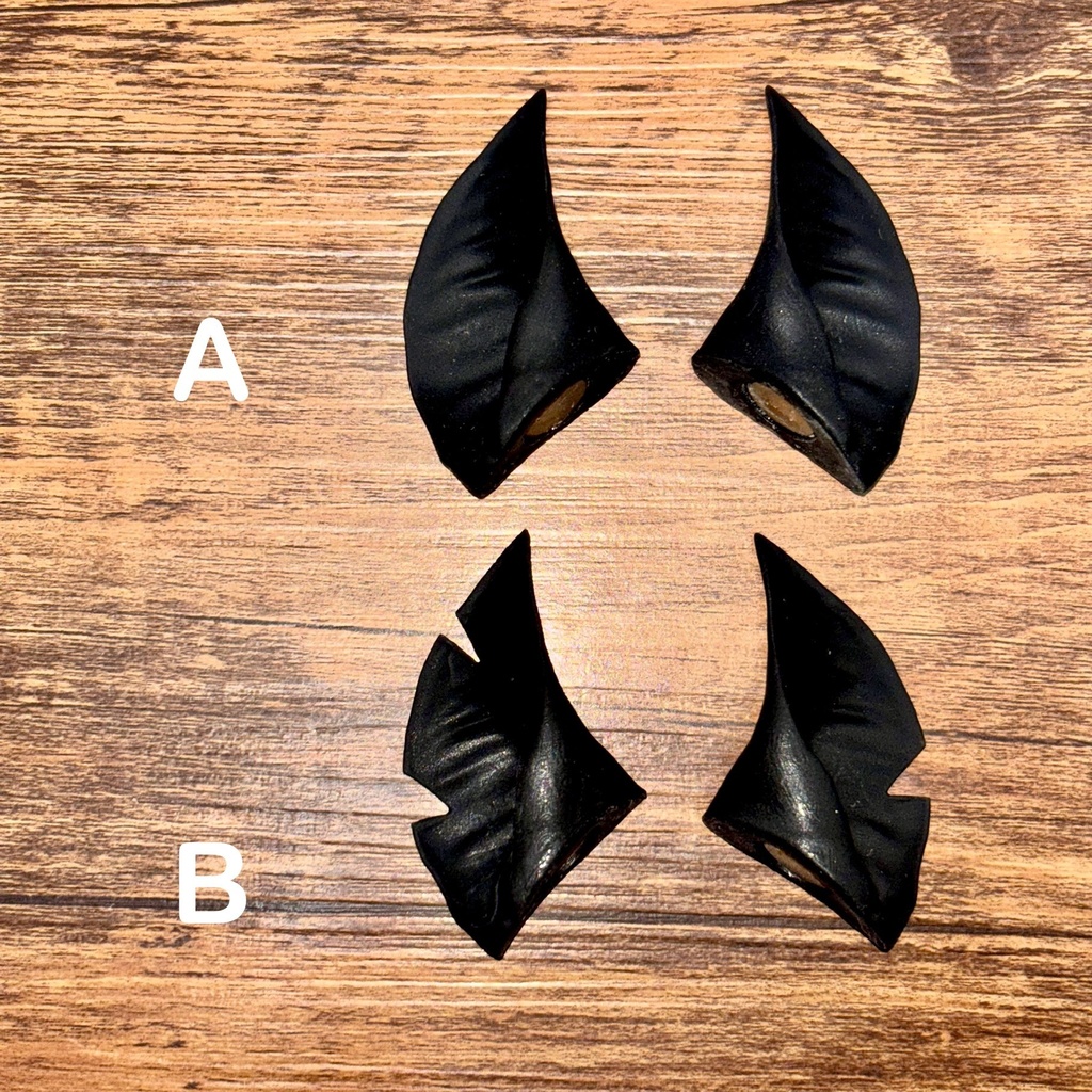 【ケモ耳シリーズ】 1/3 つけ耳 コウモリ マグネット式