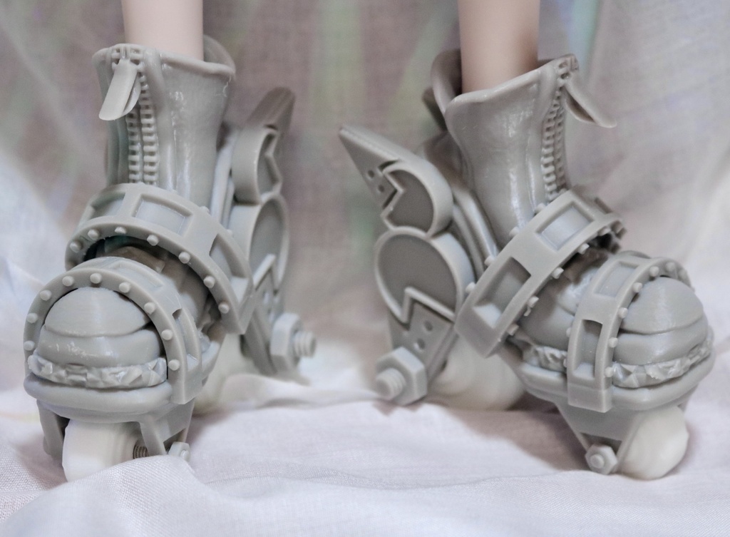 【足パーツ】 1/3 DD対応サイズ 一体型 ローラーシューズ 「モデル H-01」