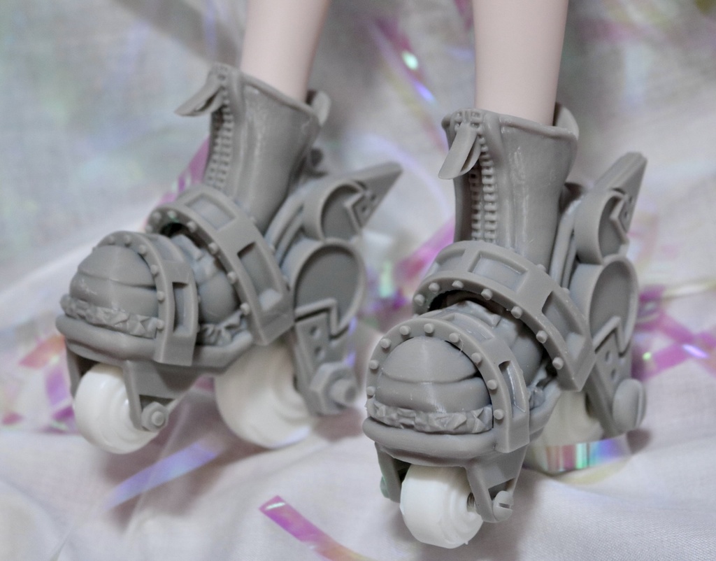 【足パーツ】 1/3 DD対応サイズ 一体型 ローラーシューズ 「モデル H-01」