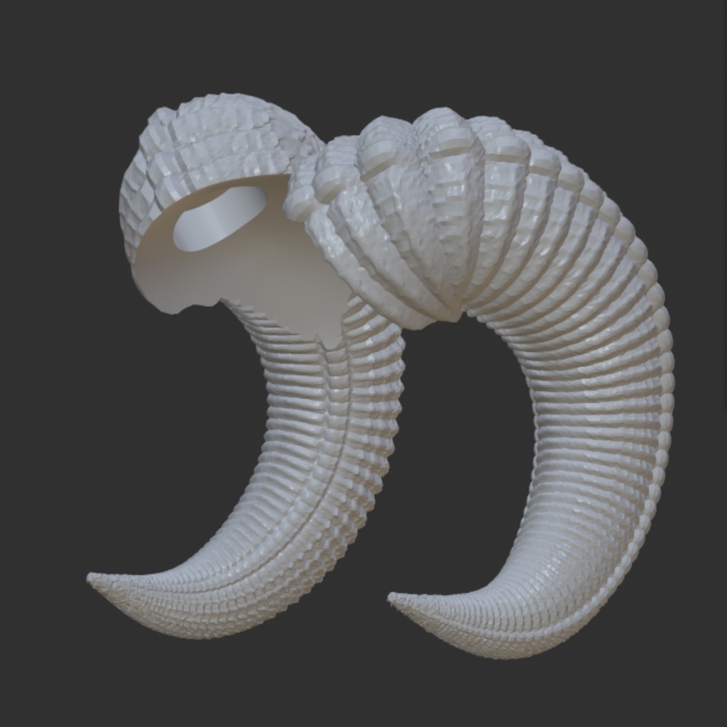 【ツノ】 1/3 山羊 マグネット式