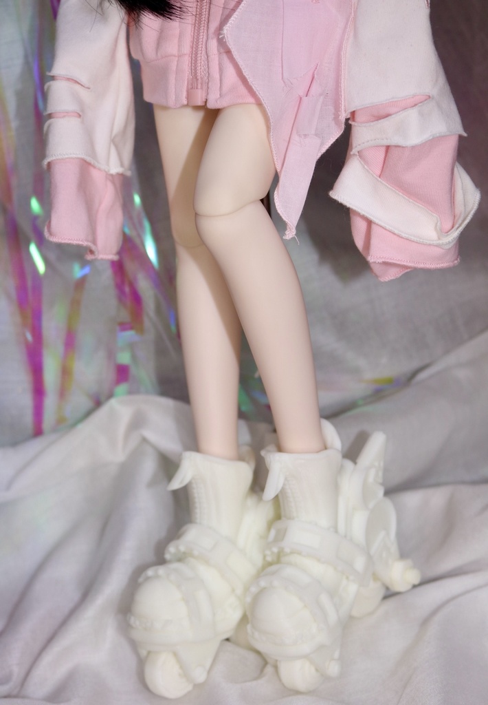 【足パーツ】 1/4 MDD対応サイズ 一体型 ローラーシューズ 「モデル H-01」